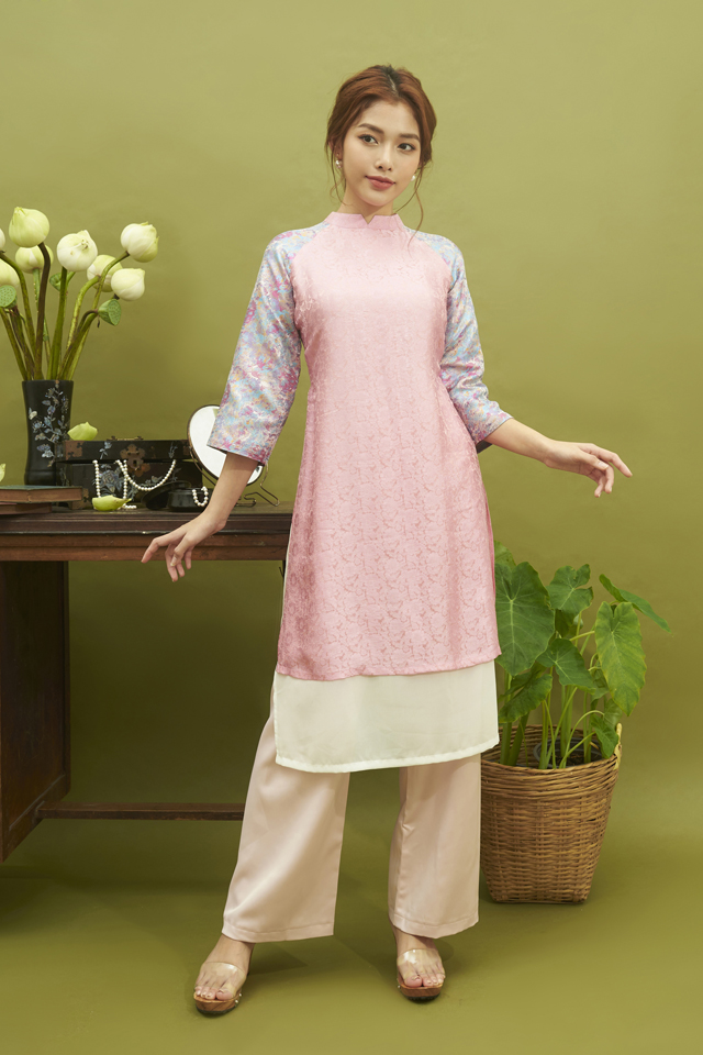 Ao dai sale 2 lop